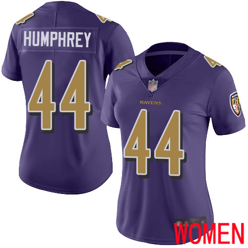 Baltimore Ravens Limited Purple Women Marlon Humphrey Jersey NFL Football #44 Rush Vapor Untouchable